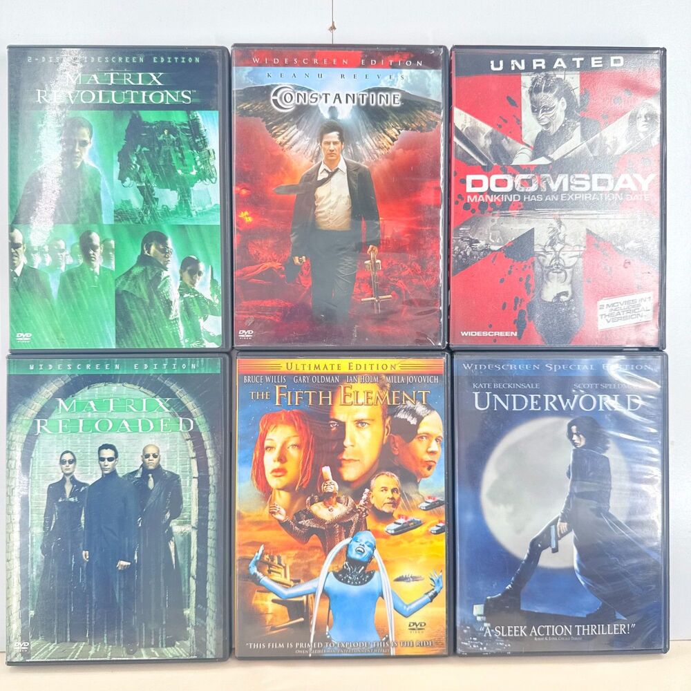 Matrix Reloaded Revolutions Constantine Underworld Sci-Fi Bundle